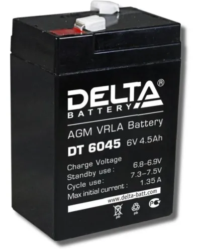 Delta DT 6045. Аккумулятор герметичный свинцово-кислотный. Delta в Саранске