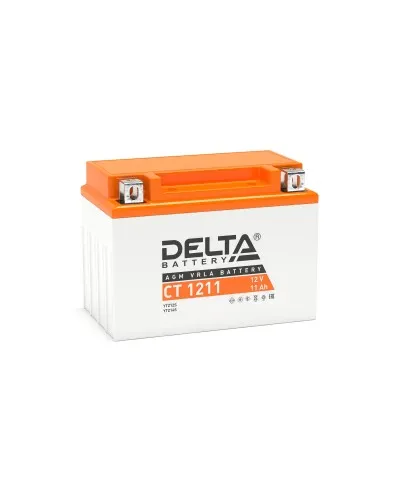 Delta CT 1211. Аккумулятор герметичный свинцово-кислотный стартерный. Delta в Саранске