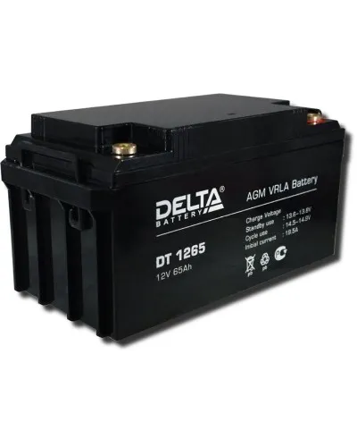 Delta DT 1265. Аккумулятор герметичный свинцово-кислотный. Delta в Саранске