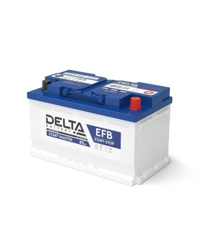 Delta START MASTER EFB 1285 (85 Ah). Аккумулятор автомобильный герметичный свинцово-кислотный. Delta в Саранске