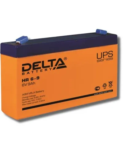 Delta HR 6-9. Аккумулятор герметичный свинцово-кислотный. Delta в Саранске