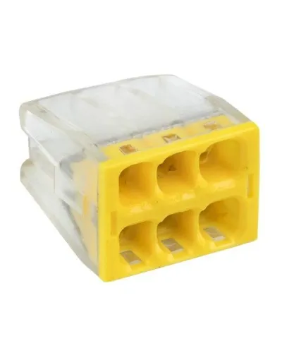 СМК 2273-246 6-проводная PROxima (plc-smk-2273-246). Строительно-монтажная клемма с пастой. EKF в Саранске
