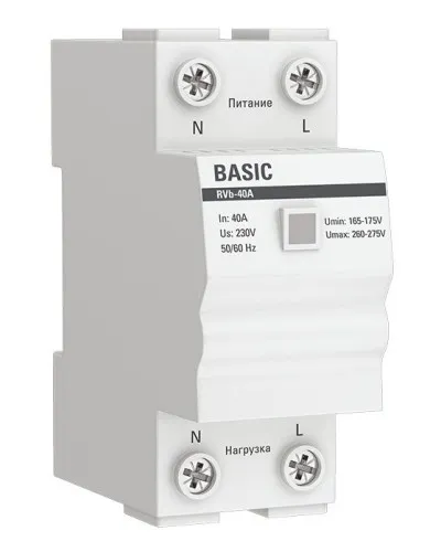 RVb-40A Basic (rvb-40a). Реле напряжения. EKF в Саранске