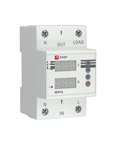 MRVA 50A PROxima (MRVA-50A). Реле напряжения и тока с дисплеем. EKF в Саранске