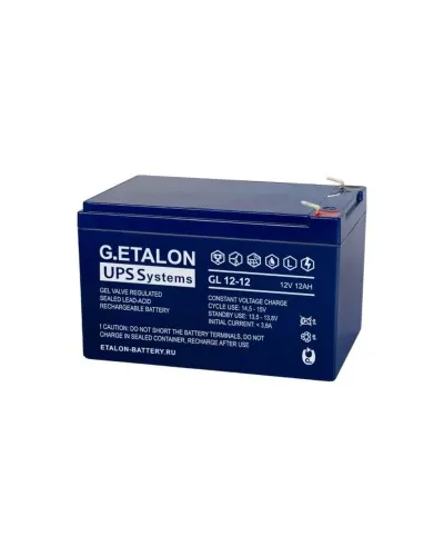 G.ETALON GL 12-12. Аккумулятор герметичный свинцово-кислотный. ETALON в Саранске