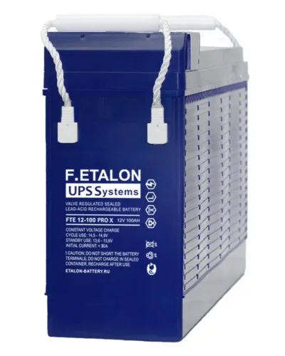 F.ETALON FTE 12-100 PRO X. Аккумулятор герметичный свинцово-кислотный. ETALON в Саранске