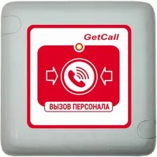 GC-0422W1. Проводная влагозащищенная кнопка вызова. GETCALL
