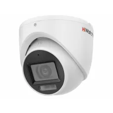 DS-T203A(B) (2.8мм). Бюджетная видеокамера мультиформатная купольная. HiWatch