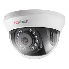 DS-T201(B) (2.8мм). Бюджетная видеокамера мультиформатная купольная. HiWatch