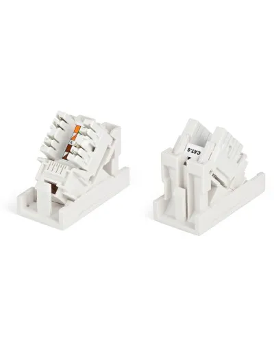 SIP2K-C6-M45-22.5. Вставка 45x22,5 с наклонным модулем RJ-45 категории 6. Hyperline в Саранске