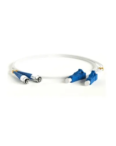 FC-D2-9A1-FC/UR-LC/UR-H-1M-LSZH-WH. Патч-корд волоконно-оптический FC-LC. Hyperline в Саранске