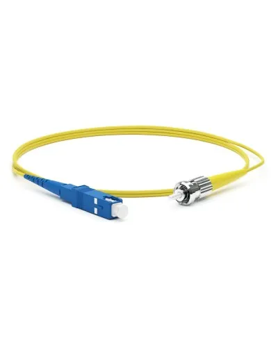 FC-S2-9-SC/UR-ST/UR-H-1M-LSZH-YL. Патч-корд волоконно-оптический одномодовый. Hyperline в Саранске