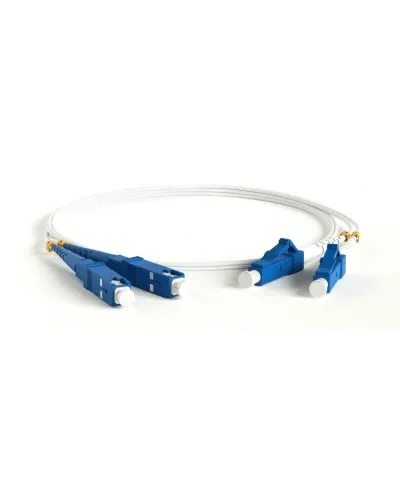 FC-D2-9A1-LC/UR-SC/UR-H-3M-LSZH-WH. Патч-корд волоконно-оптический LC-SC. Hyperline в Саранске