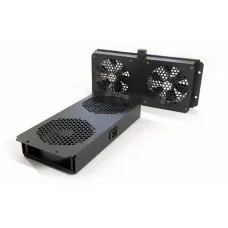 TFAB-T2FR-RAL9004. Модуль вентиляторный потолочный с 2-мя вентиляторами. Hyperline