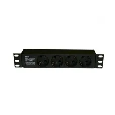 SHE10-4SH-IEC. Блок розеток 10. Hyperline