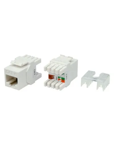 KJ8-8P8C-C6-180-WH. Вставка Keystone Jack RJ-45. Hyperline в Саранске