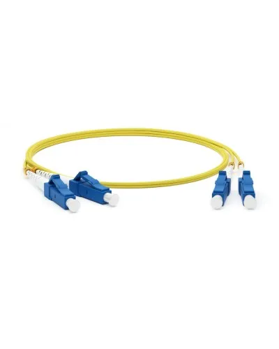 FC-D2-9-LC/UR-LC/UR-H-20M-LSZH-YL. Патч-корд волоконно-оптический одномодовый. Hyperline в Саранске