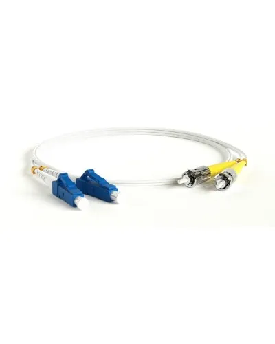 FC-D2-9A1-LC/UR-ST/UR-H-1M-LSZH-WH. Патч-корд волоконно-оптический ST-LC. Hyperline в Саранске