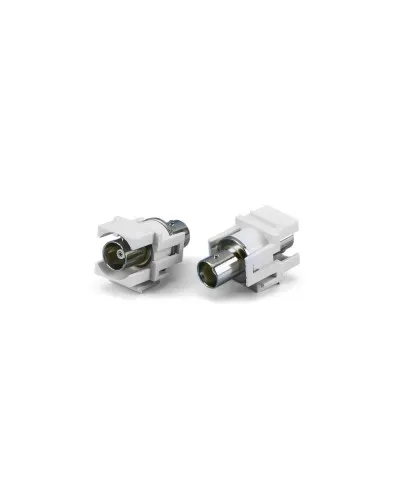 KJ1-BNC-D-WH. Вставка Keystone Jack RJ-45. Hyperline в Саранске