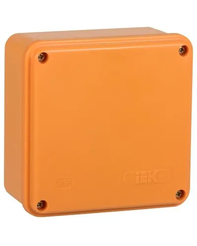Коробка распаячная огнестойкая ПС 100х100х50 6P 6мм² IP44 гладкие стенки (UKF20-100-100-050-6-6-09). Коробка распаячная огнестойкая безгалогенная (HF). IEK в Саранске