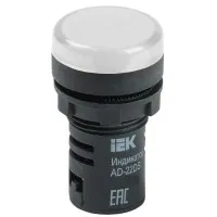 Лампа AD22DS (LED) матрица D22 мм 24В AC/DC белый (BLS10-ADDS-024-K01). Светосигнальный индикатор. IEK