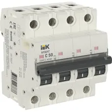 M10N 4P C 50А 10кА ARMAT (AR-M10N-4-C050). Автоматический выключатель. IEK