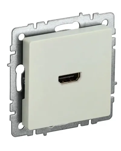 Розетка HDMI РHDMI-0-БрКр бежевый BRITE (BR-H10-K10). Розетка HDMI. IEK в Саранске