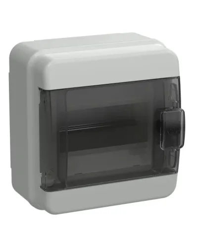 Корпус пластиковый КМПн-6 IP65 TEKFOR (TF5-KP72-N-06-65-K03-K02). Корпус модульный пластиковый черная прозрачная дверь. IEK в Саранске