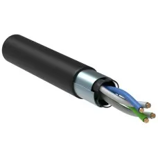 GENERICA F/UTP кат. 5E 100МГц 2 пары LDPE OUTDOOR черный (BC3-C5E02-339-500-G). Кабель «витая пара» (LAN) для структурированных систем связи. IEK