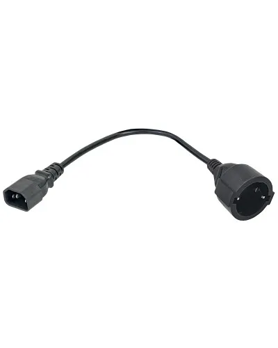 PC-C14D-10CM. Адаптер C14-Schuko. ITK в Саранске