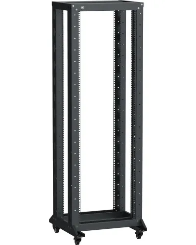 LF05-20U66-2RM. Стойка 2-рамная на рол. 20U 600х600мм черная. ITK в Саранске