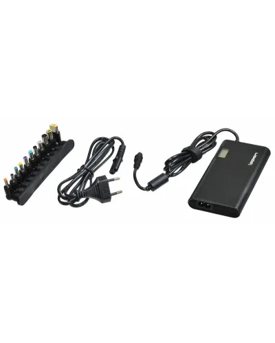 Блок питания Ippon SD90U автоматический 90W 15V-19.5V 11-connectors 4.5A 1xUSB 2.1A, LCD индикатор (705053). Блок питания. Ippon в Саранске