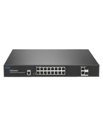 KN-SW1602SFP/M2. Коммутатор с питанием по PoE. KENO в Саранске