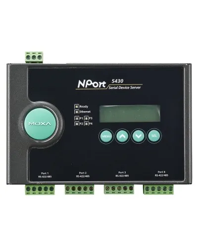 NPort 5430. 4-портовый асинхронный сервер. MOXA в Саранске