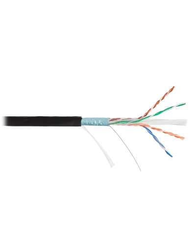 F/UTP 4pair, Cat6, Solid, Out, PVC (NMC 4240B-BK). Кабель «витая пара» (LAN) для структурированных систем связи. NIKOMAX в Саранске