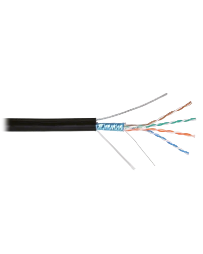 F/UTP 4pair, Cat5e, Solid, Out, SW, PVC (NMC 4905B-BK). Кабель «витая пара» (LAN) для структурированных систем связи. NIKOMAX в Саранске