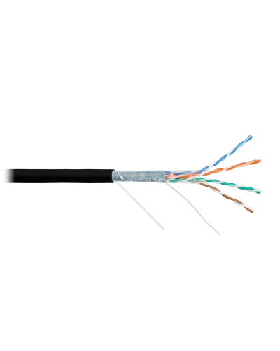F/UTP 4pair, Cat5e, Solid, In/Out, нг(А)-HF (NMC 9200C-BK). Кабель «витая пара» (LAN) для структурированных систем связи. NIKOMAX в Саранске