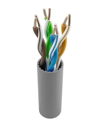 NTSS-IN-UTP4-5Е-PVC-GY кат.5E UTP 4 пары 24AWG PVC внутренний 305м серый. Кабель «витая пара» (LAN) для структурированных систем связи. NTSS в Саранске