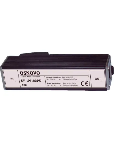 SP-IP/100PD. Устройство грозозащиты цепей Ethernet. OSNOVO в Саранске