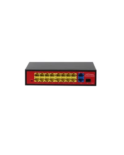 PND-16P-2G1F Lite (180W). Коммутатор неуправляемый 18-портовый с PoE. Polyvision в Саранске