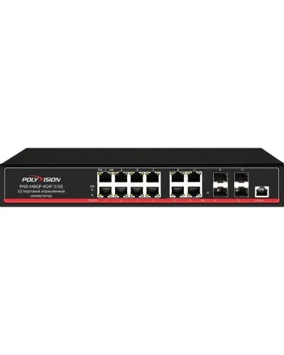 PND-M8GP-4G4F(150). Коммутатор управляемый оптический 12 портовый. Polyvision в Саранске