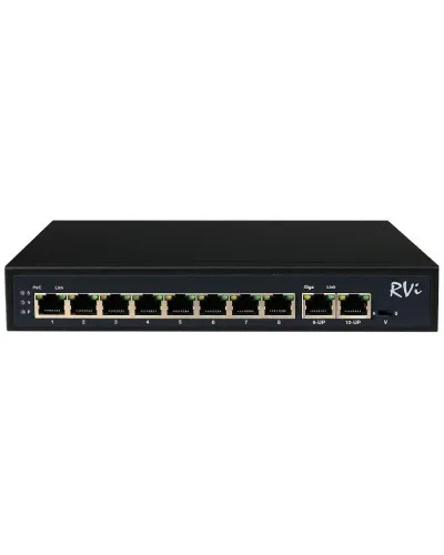 RVi-1NS08F-2T (1G). Коммутатор с питанием по PoE. RVi в Саранске