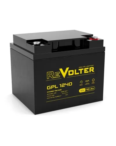 Revolter GPL 1240. Аккумулятор автомобильный герметичный свинцово-кислотный. Revolter в Саранске