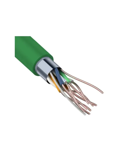 F/UTP, CAT 5e, нг(А)-LSLTx, 4х2х0,52мм, 24AWG, INDOOR, SOLID, зеленый, 305м REXANT (01-0161). Кабель «витая пара» (LAN) для структурированных систем связи. Rexant в Саранске