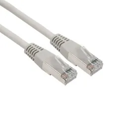 Шнур коммутационный, патч-корд F/UTP RJ45-RJ45, CAT 6, ZH нг(А)-HF, серый, 1м REXANT (18-8102-1). Патч-корд FTP. Rexant