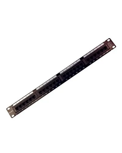 Коммутационная панель, 19", 1U, 24 порта RJ-45, категория 5e, UTP неэкранированная, черная Rexant (04-0021): Патч-панель 19" в Саранске