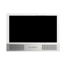 Sonik 7 (White+Silver). Монитор домофона цветной с функцией «свободные руки». SLINEX