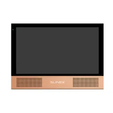 Sonik 7 (Black+Pink Gold). Монитор домофона цветной с функцией «свободные руки». SLINEX