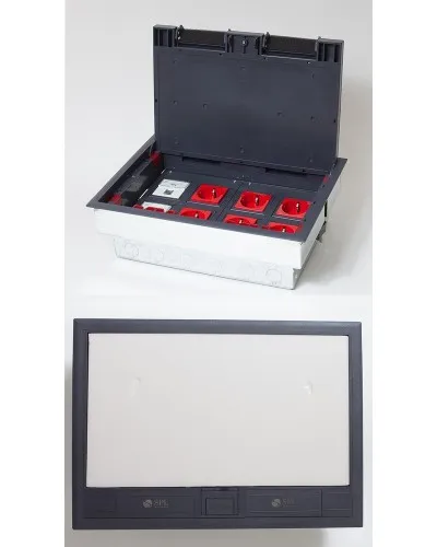 Люк на 8 постов (45х45), металл/пластик, с металлической коробкой, IP40 (300009). Люк. SPL в Саранске