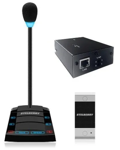 SX-510/1. Устройство переговорное клиент-кассир, дуплексное, с записью переговоров. STELBERRY в Саранске